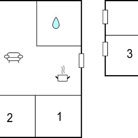 Nice In With 3 Bedrooms And Wifi